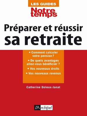 cover image of Préparer et réussir sa retraite